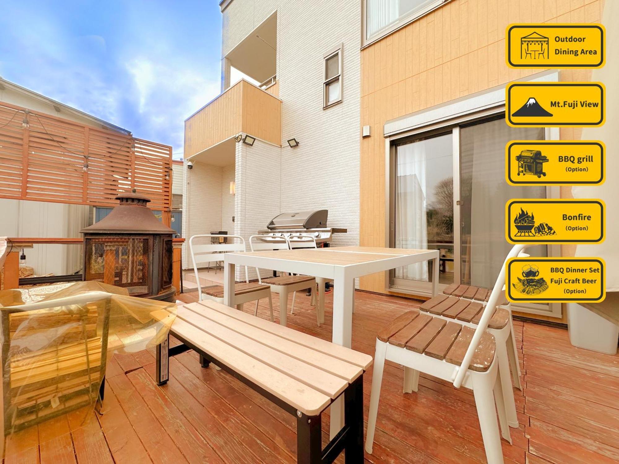 ヴィラ山間堂grandvilla Mt Fuji View Bbq Bonfire Annovillas Sankando Fujikawaguchiko Zewnętrze zdjęcie